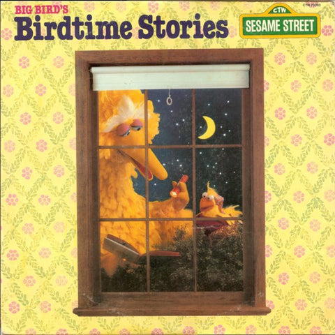 Big Bird ‎- Big Bird's Birdtime Stories - VG+ LP Record 1980 Sesame Street USA Vinyl - Children's