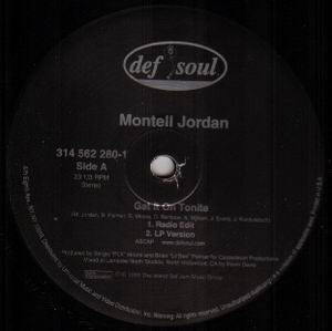 Montell Jordan - Get It On Tonite Mint- - 12" Single 1999 Def Soul USA - R&B