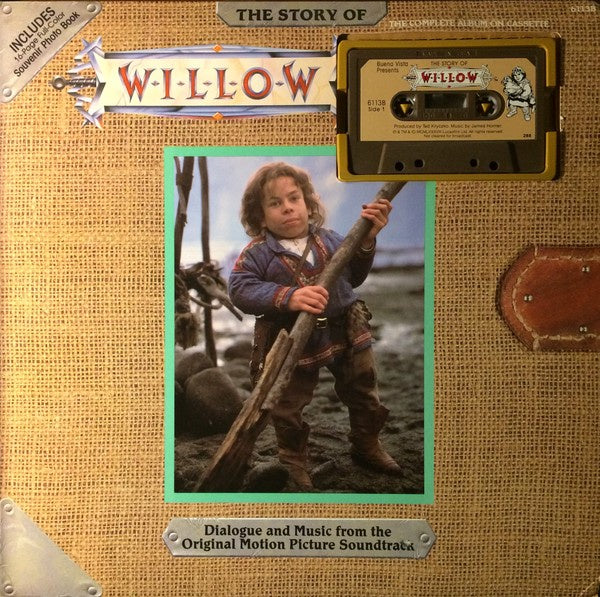 James Horner And The London Symphony Orchestra ‎– The Story Of Willow - VG+ Cassette Tape 1988 Buena Vista USA Album - Soundtrack - Shuga Records