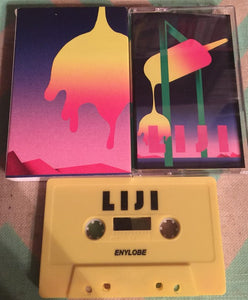 Enylobe ‎– Liji - New Cassette 2016 USA Yellow Tape - Vaporwave