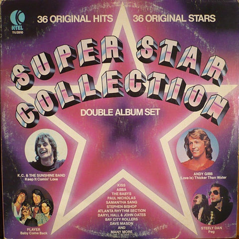 Various ‎– Super Star Collection - VG+ 1978 Stereo 2 Lp Set USA K-Tel - Rock / Pop / Soul / Funk / Psych