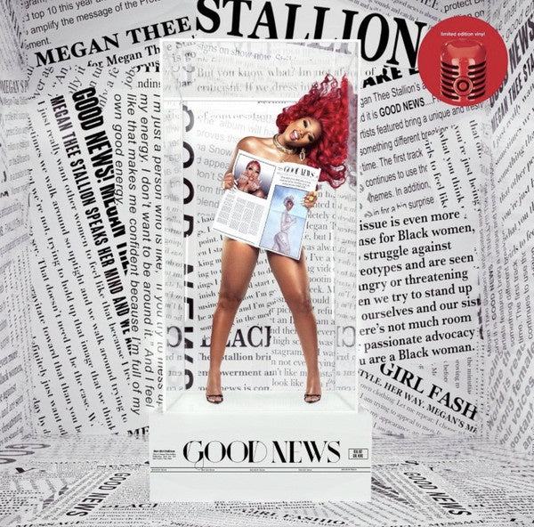 Megan Thee Stallion ‎– Good News - New LP Record 2021 USA 300 Entertainment USA Red Vinyl - Hip Hop - Shuga Records