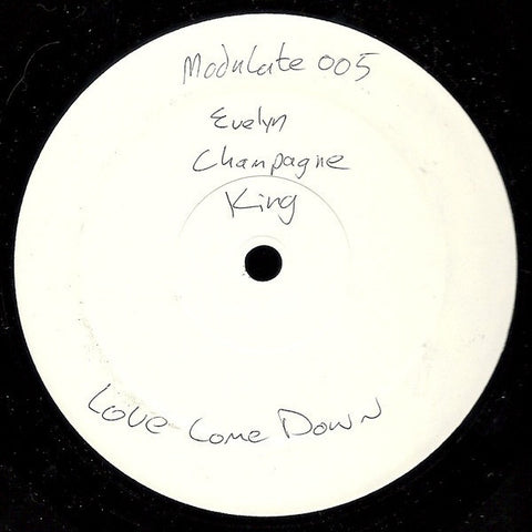 Evelyn "Champagne" King / Stevie Wonder ‎– Love Come Down / Black Man (House Remixes) - Mint 12" Single USA 2004 Test Press Promo - Chicago House
