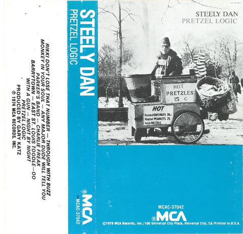 Steely Dan ‎– Pretzel Logic - Used Cassette Tape 1974 MCA USA - Jazz-Rock