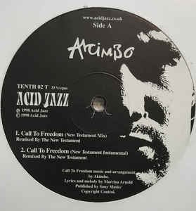 Akimbo ‎– Call To Freedom - VG+ - 12" Single Record - 1998 UK Acid Jazz Vinyl - Acid Jazz