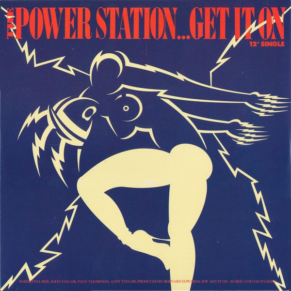 The Power Station ‎– Get It On - VG+ 12" Single Record 1985 Capitol USA Vinyl - Power Pop