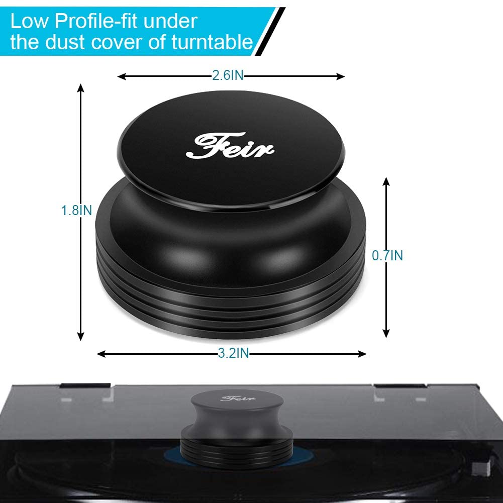 Record Weight Stabilizer Turntable Clamp 14 oz Premium Aluminum Weig Shuga Records