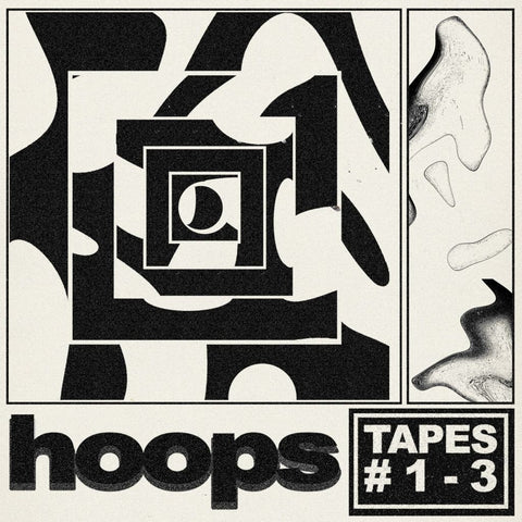 HOOPS - Tapes #1 - 3 - New Vinyl Record 2017 Fat Possum Records 2-LP White Vinyl Pressing of their Debut Tapes with Gatefold Jacket and Download - Hazy / Lo-Fi Indie Pop / Rock