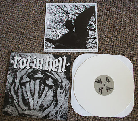 Rot In Hell / Psywarfare ‎– Split - New LP Record Store Day Black Friday 2013 USA Limited Edition White or Clear Vinyl & Download - Noise / Power Electronics / Neofolk