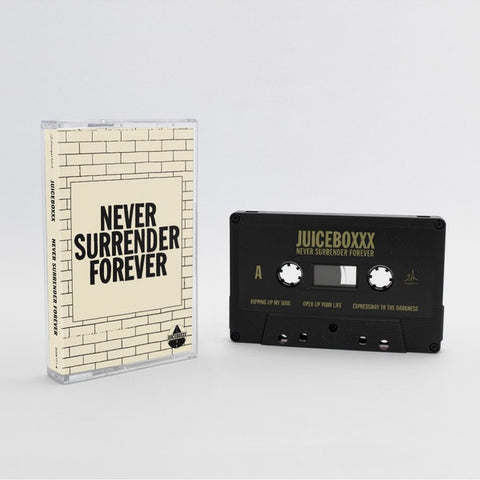 Juiceboxxx ‎– Never Surrender Forever - New Cassette Album 2018 Dangerbird USA Black Tape -  Alternative Rock / Pop Punk