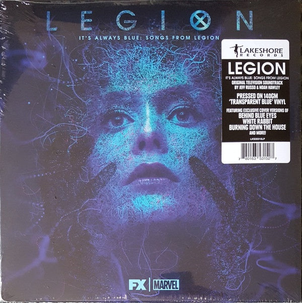 Noah Hawley & Jeff Russo - It’s Always Blue: Songs From Legion - New LP Record 2019 Lakeshore Transparent Blue Vinyl - Soundtrack / TV Series