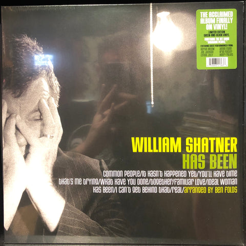 William Shatner - Has Been (2004) - New LP Record 2020 Shout! Factory USA Black & Green Vinyl - Pop / Abstract