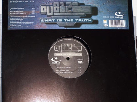 OU812 ‎– What Is The Truth - New 12" Single 2000 Germany Highball Music Vinyl - Hard Trance