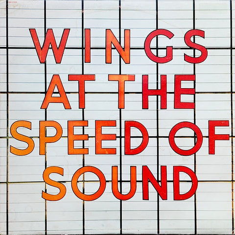 Wings ‎– At The Speed Of Sound - VG Stereo 1976 USA - Rock / Pop