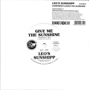 Leo's Sunshipp - Give Me The Sunshine - New 7" Single Record Store Day 2021 UK Import RSD Vinyl - Soul / Funk