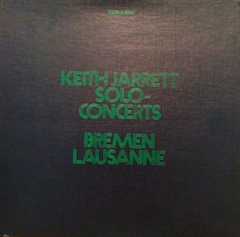 Keith Jarrett - Solo Concerts: Bremen / Lausanne - VG+ 1973 Stereo USA 3 Lp Box Set - Jazz/Free Improvisation
