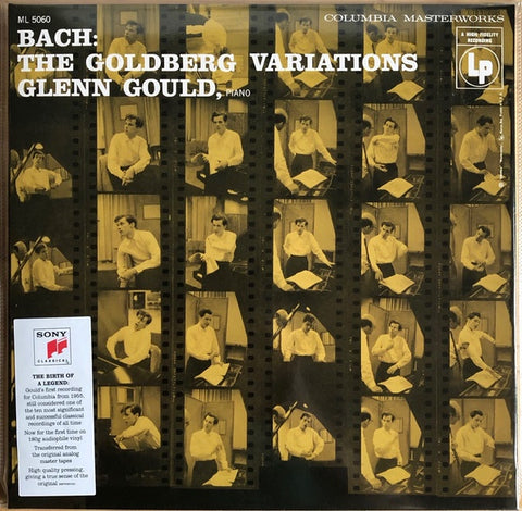 Glenn Gould ‎– Bach - The Goldberg Variations (1956) - New LP Record 2015 Sony CBS Europe 180 gram Mono Vinyl - Classical