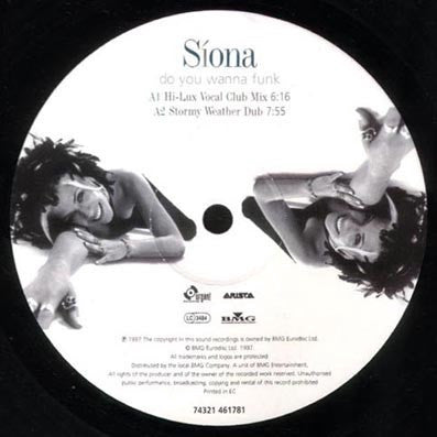 Siona ‎– Do You Wanna Funk - Mint- 12" Single 1997 Europe - House