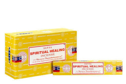 Satya Nag Champa - Spiritual Healing Incense - New 15g Pack (12 Sticks)