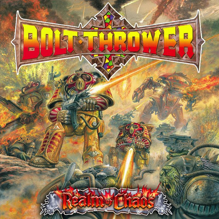 Bolt Thrower - Realm Of Chaos (1989) - New Vinyl 2018 Earache Records Metal Matters FDR Reissue on Limited Edition Red Vinyl - Metal  / Death Metal
