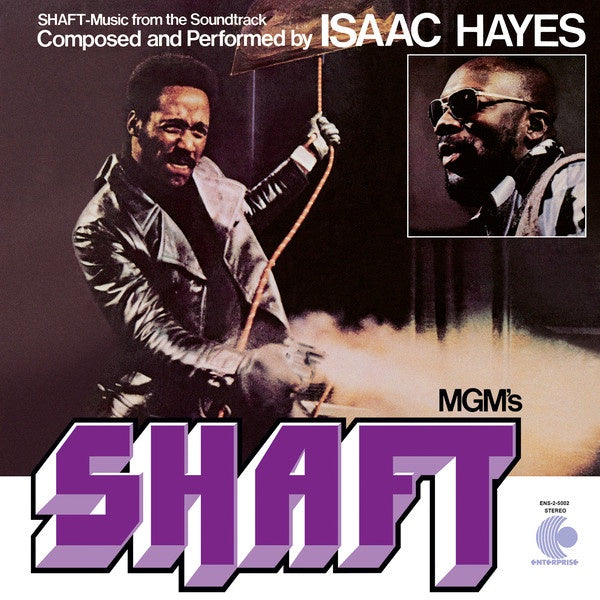 Isaac Hayes - Shaft (1971) - New 2 LP Record 2014 Enterprise Concord Purple Vinyl - Soundtrack / Soul / Funk - Shuga Records