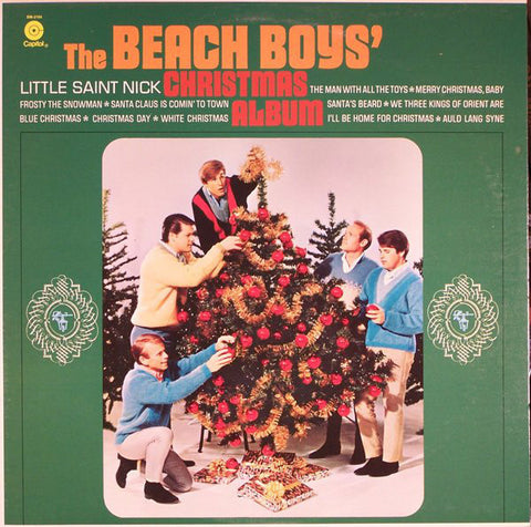 The Beach Boys ‎– The Beach Boys' Christmas Album (1964) - VG+ LP Record 1975 Capitol USA Vinyl - Holiday / Pop Rock / Surf