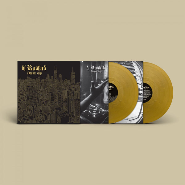 DJ Rashad - Double Cup (2013) - Mint- 2 LP Record 2023 Partisan 10th Anniversary Gold Vinyl - Chicago Footwork / Juke / Ghetto House - Shuga Records