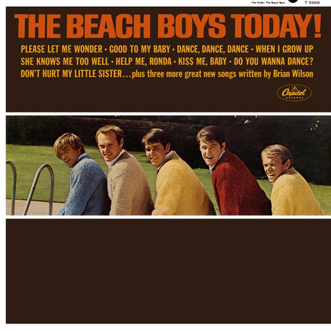 The Beach Boys ‎– The Beach Boys Today! - VG Lp Record 1965 USA Mono Original Vinyl - Rock / Surf / Pop