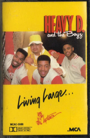 Heavy D. & The Boyz ‎– Living Large - Used Cassette 1987 MCA - Hip Hop