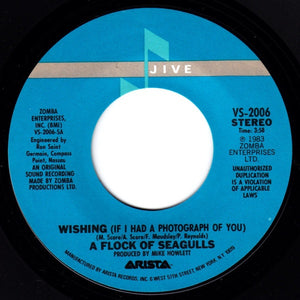 A Flock Of Seagulls - Wishing (If I Had A Photograph Of You) / Committed - VG+ 7" Single 45RPM 1983 Jive USA - Synth-Pop
