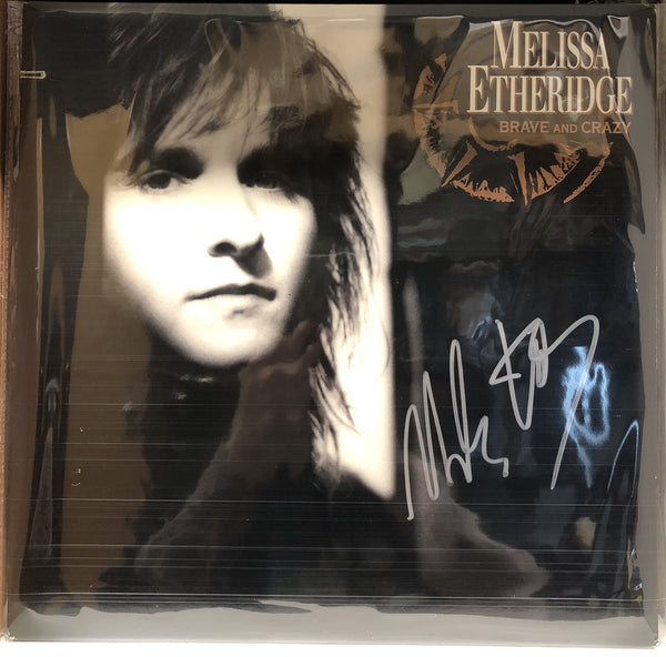 Signed / Autographed - Melissa Etheridge - Brave And Crazy - Mint- LP Record 1989 Island USA Vinyl - Alternative Rock - Shuga Records