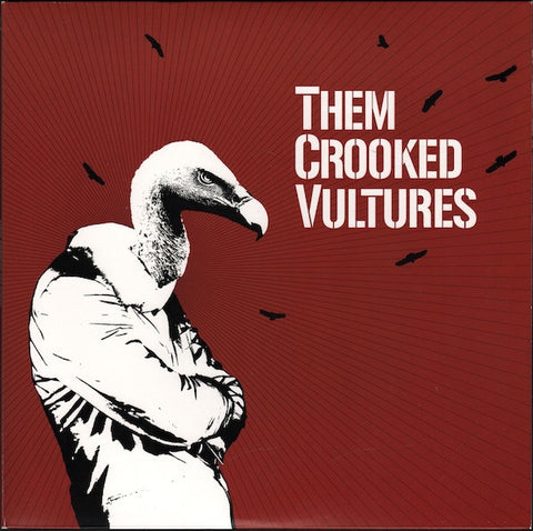Them Crooked Vultures ‎– Them Crooked Vultures - VG+ 2 LP Record 2009 DGC USA 180 gram Vinyl - Alternative Rock