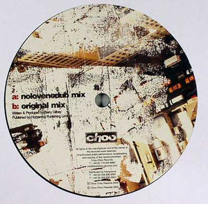 Barry Gilbey ‎– Plastic Man VG+ 12" Single 2005 Choo Choo (UK Import) - Prog House