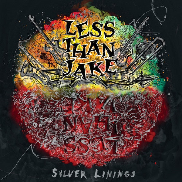 Less Than Jake - Silver Linings - New LP Record 2020 Pure Noise Red Blood Cloudy Vinyl - Punk / Ska - Shuga Records
