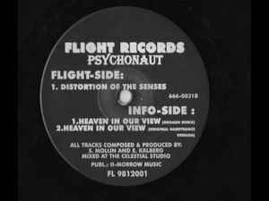 Psychonaut – Distortion Of The Senses - New 12" Single 1998 Flight Netherlands Vinyl - Trance / Hard Trance
