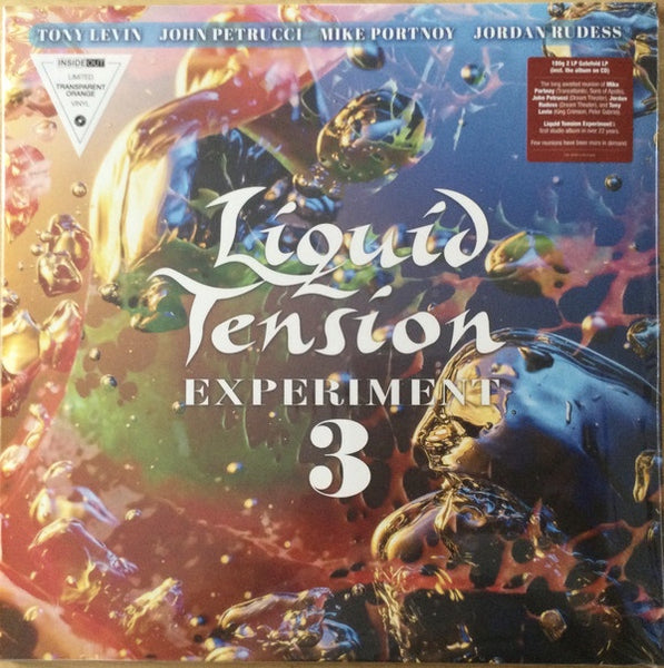 Liquid Tension Experiment ‎– Liquid Tension Experiment 3 - New 2 LP Record 2021 Inside Out Music Germany Import Orange 180 gram Vinyl & CD - Progressive Metal / Prog Rock - Shuga Records