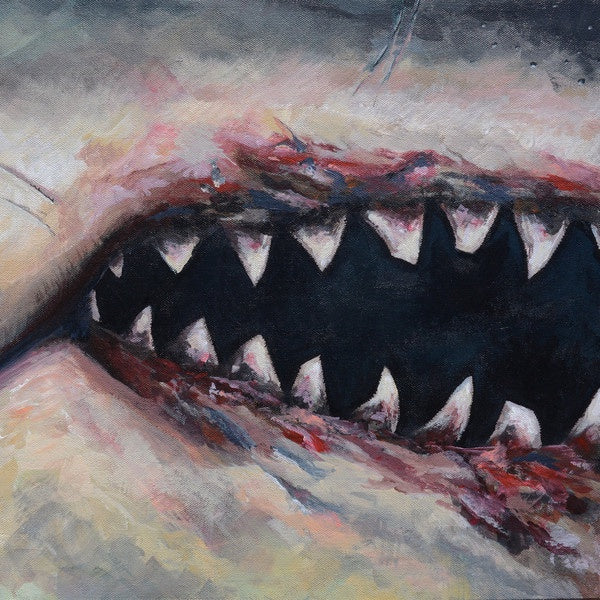 Squalus - The Great Fish... - New Vinyl 2017 Translation Loss Records Pressing on 'Blood in The Water Splatter' Vinyl with Download (Limited to 300!) - Sludge / Doom Metal - Shuga Records
