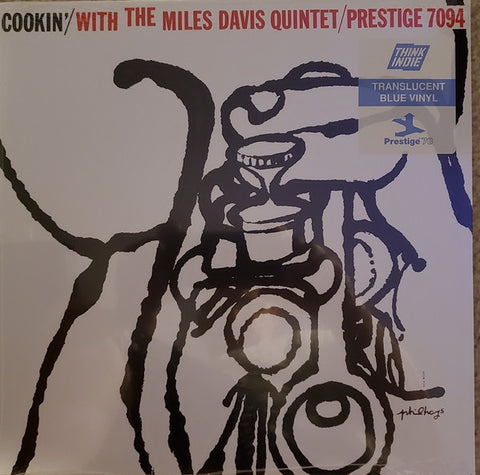 The Miles Davis Quintet ‎– Cookin' With The Miles Davis Quintet (1957) - New LP Record 2020 Prestige USA Translucent Blue Vinyl - Jazz / Hard Bop