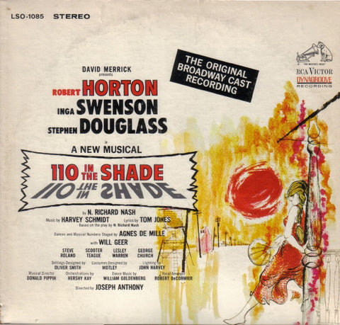 Various / The Original Broadway Cast – 110 In The Shade - Mint- 1963 RCA Victor Stereo USA Lp - Soundtrack / Musical