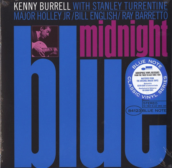 Kenny Burrell – Midnight Blue (1963) - New LP Record 2021 Blue Note Europe 180 gram Vinyl - Jazz / Soul-Jazz - Shuga Records