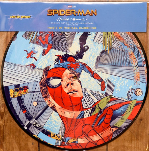 Michael Giacchino ‎– Spider-Man: Homecoming (Original Motion Picture) - New LP Record 2017 Sony Europe Picture Disc Vinyl - Soundtrack - Shuga Records
