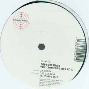 Gibson Haze ‎– You (Someone Like You) - New 12" Single UK Red Light District Vinyl - House