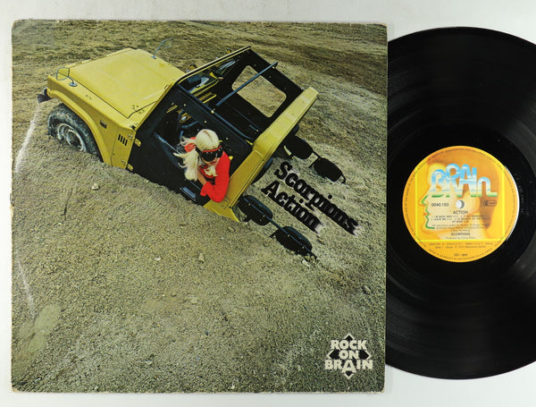 Scorpions ‎– Action (1972) - VG+ Lp Record 1980 Brain German Import Vinyl - Hard Rock / Prog Rock / Krautrock - Shuga Records