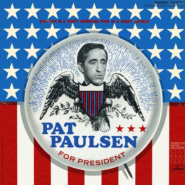 Pat Paulsen ‎– Pat Paulsen For President - VG 1968 USA - Comedy - Shuga Records