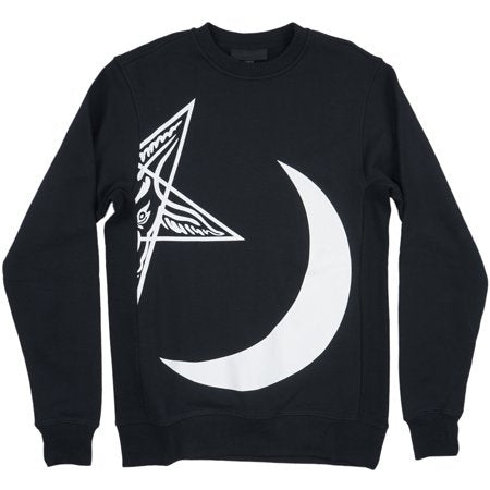 Black Scale - Men's Black 'Occult' Crewneck Pullover Sweatshirt