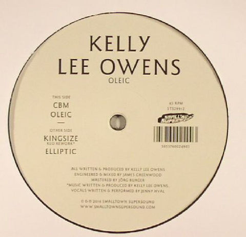 Kelly Lee Owens / Jenny Hval - Oleic - New Vinyl 2016 Smalltown Supersound 12" EP - Electronic / Techno