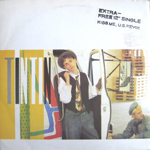 Tin Tin  ‎– Hold It VG+ 12" Single PROMO 1983 Sire LP USA - Synth-Pop