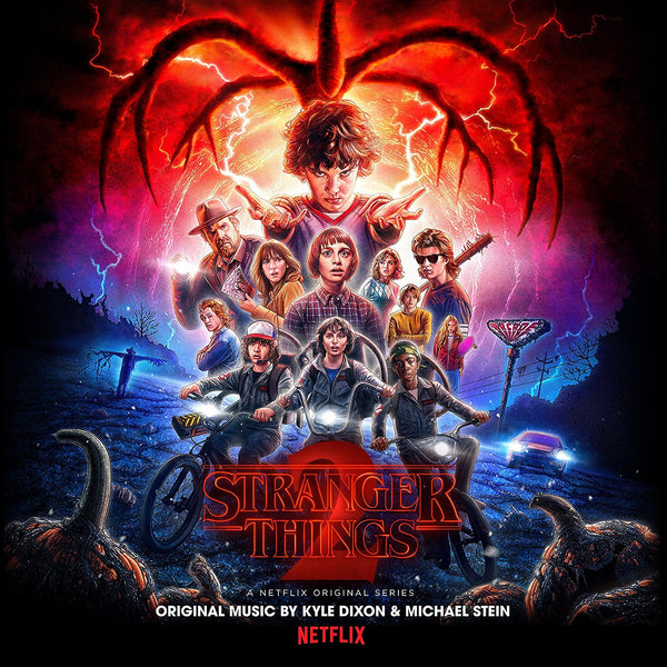 Kyle Dixon & Michael Stein – Stranger Things 2 (A Netflix Original Series) - New Vinyl 2017 Lakeshore Records 2LP Pressing on ' Upsidedown Inter-Dimensional Blue' Vinyl with Gatefold Jacket and Insert - Soundtrack / Series - Shuga Records