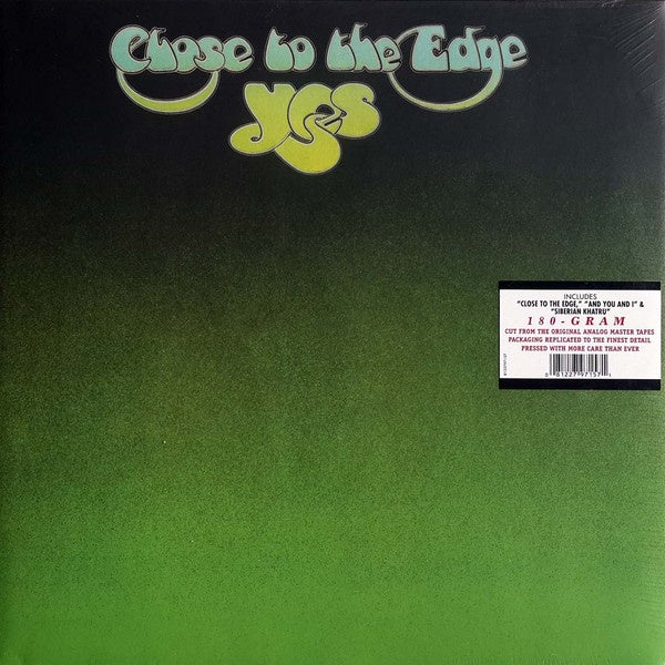 Yes ‎– Close To The Edge (1972) - New LP Record 2012 Atlantic 180 gram Vinyl - Prog Rock / Symphonic Rock - Shuga Records