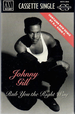 Johnny Gill – Rub You The Right Way - Used Cassette Tape Motown 1990 USA - Hip Hop